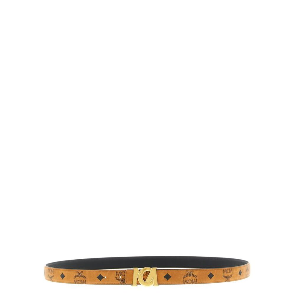 MCM Brown Polyethylene Regular Women's Belt